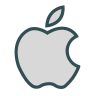 Macではapple, appleのロゴは, osx, デスクトップ, ソフトウェア, ハードウェア アイコン