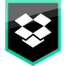 社会, 媒体, 商标dropbox 图标