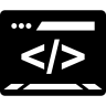 Web, development, coding, code, browse, browser Icon