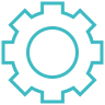 ícone Configurar, ferramentas, opções de
