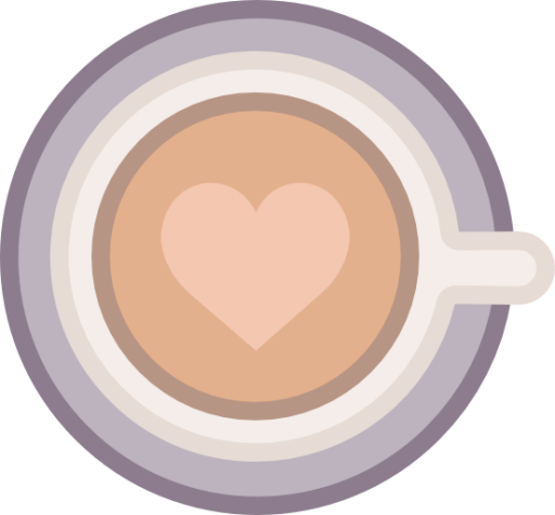 ถ้วยกาแฟ, หัวใจ ไอคอน