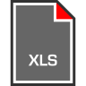 Xls, 文件, 延期, 姓名, 文件 图标