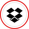 社会, 媒体, 标识, 品牌, dropbox 图标