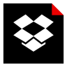 社会, 媒体, 标识, 品牌, dropbox 图标