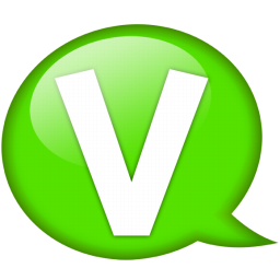 アルファベット大文字, 小文字を文字v アイコン