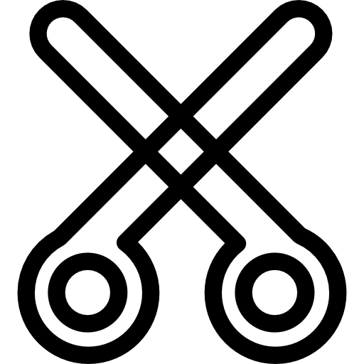 剪刀, 设计 图标
