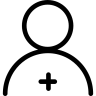 User, 1, communication Icon