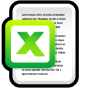 文件中, microsoft excel 图标