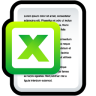 文件中, microsoft excel 图标
