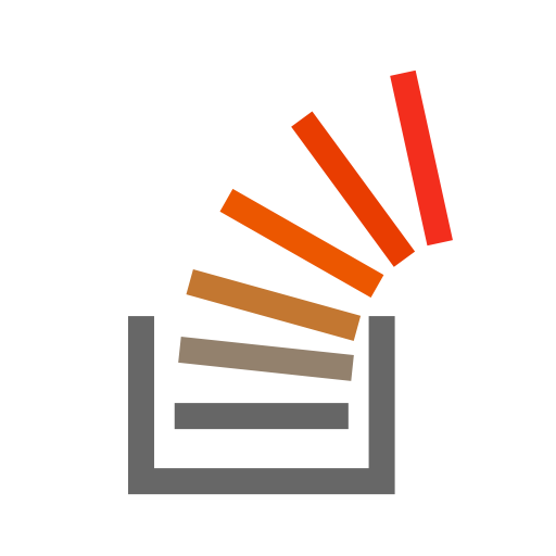Icône stackoverflow, reseau social