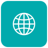 Communication, browser, globe, internet Icon