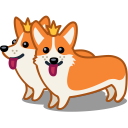 corgi หญิงของสัตว์ ไอคอน