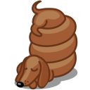 dachshund หญิงของสัตว์ ไอคอน