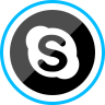 Skype, 社会, 媒体, 公司的标志 图标