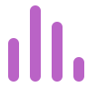 Rating, graph, curve, diagram, bars Icon