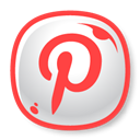 pinterest สังคมสงเครือข่าย ไอคอน