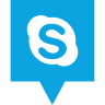 社会, 媒体, 商标, skype 图标