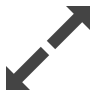 Uitbreiden, pijlen Pictogram