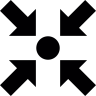 Vier pijlen Pictogram