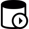 Database, run, button Icon