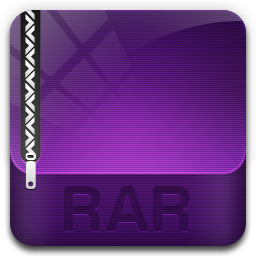 แฟ้มจัดเก็บแบบบีบอัด rar ไอคอน