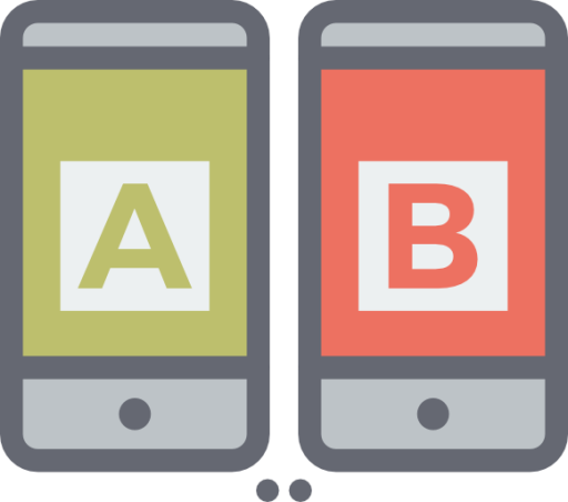 a, b, 테스트 아이콘