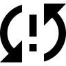Problemen met synchronisatie Pictogram