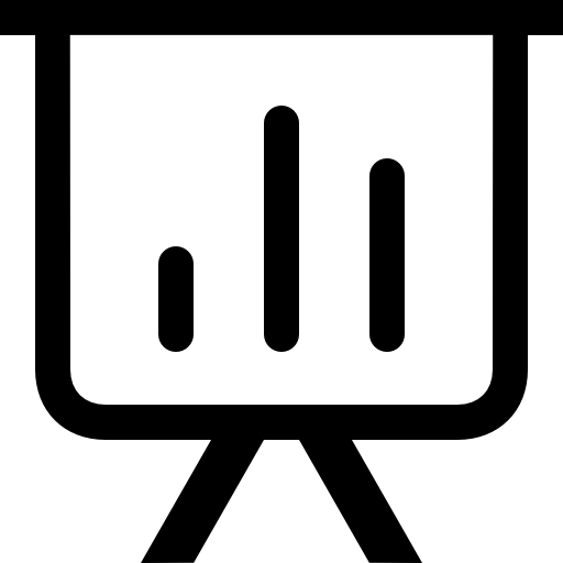 图形, 业务, 演示文稿, 在一, 画面 图标