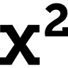 Superscript, teks, format Ikon