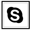 社会, 媒体, 商标, skype 图标