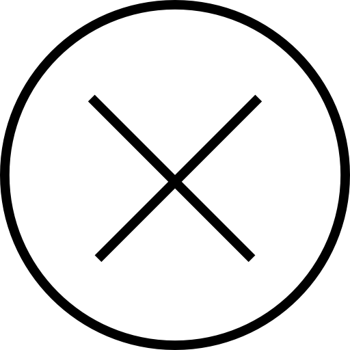 交叉, 圆形, 按钮, 接口, 符号 图标