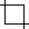 Crop, button, symbol, of, design, interface Icon