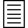 Bestand, interface, symbool, met, tekst, lijnen Pictogram