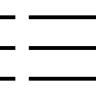 Listing, lines, button, symbol, of, interface Icon