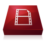 Adobe, flash, 映像, エンコーダ アイコン