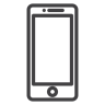 Communication, smartphone, mobile, phone Icon