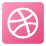 Dribbble, 社会网络 图标
