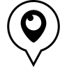 潜望镜, 社会, 媒体, 标志, 销 图标