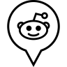 闻, 社会, 媒体, 标志, 销 图标