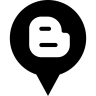 博客, 社会, 媒体, 标志, 销 图标