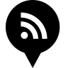 Rss, 社会, 媒体, 标志, 销 图标